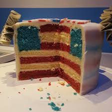 Amerika Torte Von Innen Wunderbare Torten Starsandstripes Usatorte Amerika Usacake Torte Torten Dekorieren Torten Backen