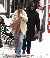 Boyfriend is a song by american singer selena gomez which appears on the deluxe edition of her third studio album rare. Selena Gomez Braves The Snowy New York City Weather While Stepping Out For Lunch With A Mystery Man Daily Mail Online