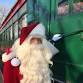 Santa’s Trolley Express event in South Elgin, IL