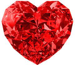 Red Diamond Heart Large Png Picture Piedras Preciosas Figuras De Cristal Minerales Y Piedras Preciosas
