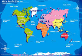 Pin By Arlene Thompson On Our World Free Printable World Map Maps For Kids Kids World Map