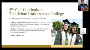 The university of new england respects and acknowledges that its people, programs and facilities are built on land, and surrounded by a sense of belonging, both ancient and contemporary, of the world's oldest living culture. Cdu Ucla Medical Program Informational Session Youtube