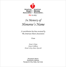 Generally people will donate in the name of other people as a gift. Donate To Memorialize A Loved One American Heart Association