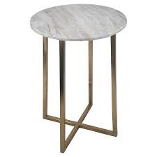 Circular Accent Table Brown Marble Gold Threshold Target Marble Side Tables Marble Tables Design Accent Table