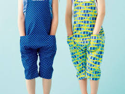 七分丈がおしゃれ 男の子も女の子も履けるサロペットの作り方 ぬくもり 子供 オーバーオール 子供服 作り方 子供服 型紙