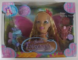 Black Barbie Head Styling Doll 2004 Fairytopia Barbie Styling Head Real Rooted Eyelashes Barbie Fairytopia Barbie Barbie Styling Head
