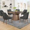 Dining sets are available in all shapes sizes heights and materials and typically include the table and at least four chairs. 1