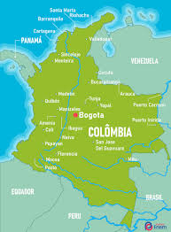 Ofrecemos noticias y servicios en línea para colombianos en todo el mundo. Colombia Capital Mapa Bandeira Curiosidades Prepara Enem