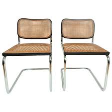 The cantilever chair by marcel breuer is one of the world's most famous chairs. Marcel Breuer Black Cesca Chairs Knoll Gavina At 1stdibs