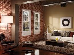 Brick walls bring industrial chic to the space. Interior Brick Walls Design Ideas Pictures Remodel And Decor Brick Interior Wall Single Hung Windows Interior Windows