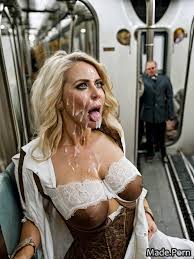 Porn image of bdsm facial open mouth cuckold woman cumshot profile shot  created by AI