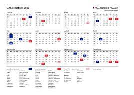 Calendrier Des Jours Feriés 2023 Calendrier 2023 • Calendrier France