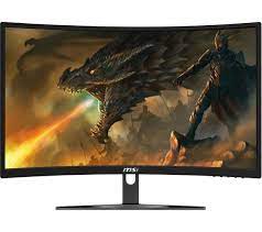 The msi optix g27c2 is a pc gaming monitor beast, in the very best possible ways. Buy Msi Optix G241vc Full Hd 23 6 Curved Led Gaming Monitor Black Free Delivery Currys