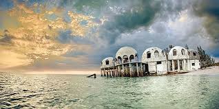 It's now taking on water. The Cape Romano Home Suzanne Lovell Inc