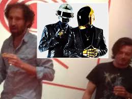 Next time we listen to, get lucky we might be picturing this instead. Daft Punk Unmasked Leaked Photo Reveals Their Helmet Less Identity 9celebrity