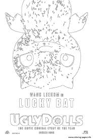 Show your kids a fun way to learn the abcs with alphabet printables they can color. Lucky Bat Uglydolls Coloring Pages Printable