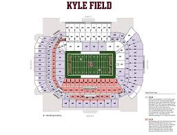 kyle field seating chart with seat numbers new 121 best