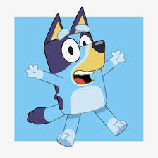 Bluey cartoon printed faux leather sheet. Blue Kids Cartoon Character Novocom Top