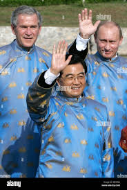 Presidents Hu Jintao of China in the ...