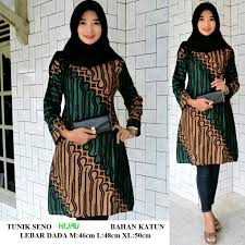 Baju batik model abaya untuk hijaber. 40 Model Baju Batik Wanita Modern Terbaru