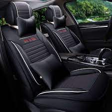 Car Styling Leather Seat Covers For Audi A1 A3 A5 A6 7 A4 A8 Q1 Q3 Q5 Q7 Tt Rs 5 Seater Vehicle Seat Leather Seat Covers Leather Car Seats Interior Accessories