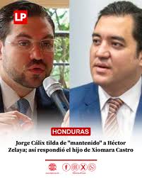 🔴El diputado del Partido Liberal aseguró que el primer trabajo de Héctor  Zelaya fue a los 40 años como secretario privado de su madre, la presidenta  Xiomara Castro.  https://www.laprensa.hn/fotogalerias/honduras/jorge-calix-tilda-mantenido-hector  ...
