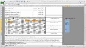 Holiday Request Form In Excel Demo Youtube