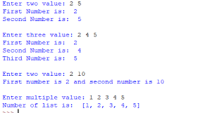 The interactive gets have more options on how the input is filtered from the mouse. Taking Multiple Inputs From User In Python Geeksforgeeks