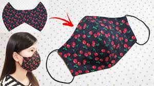 One Of The Easiest And Simplest Face Mask Diy At Home Face Mask Sewing Tutorial Youtube Easy Face Mask Diy Sewing Tutorials Diy Face Mask