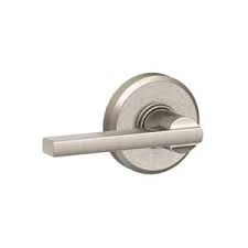 Schlage Lock Latitude Passage Lever In Satin Nickel 184644 Ferguson Schlage Locks Schlage Schlage Door Handles