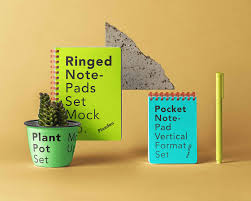 Download 2 Free Ringed Notepads Mockup Psd PSD Mockup Templates