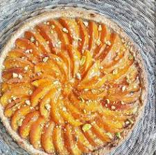 Tarte Aux Abricots Creme D Amande Et Pistache Sans Beurre Ni Matiere Grasse Pate Sablee Amande Vanille San Tarte Aux Abricots Pate Sablee Amande Sable Amande