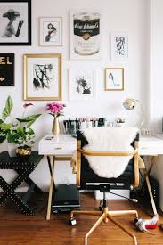 Black And White Office Table Black White Gold Pink Dressing Room Inspiration Finding Silver Linings Cozy Home Office White Office Decor Work Office Decor