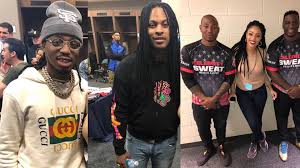 See his dating history (all girlfriends' names), educational profile, personal favorites, interesting life facts, and complete biography. Migos Star Quavo Spins Super Bowl With Celeb Flag Football 11alive Com