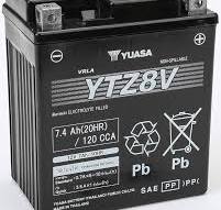 Yuasa YUAM728ZV YTZ8V Factory Activated YTZ High Performance AGM Battery