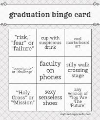 The trick is to choose the right party games based on your group dynamic and christmas party theme. Graduation Bingo Card
