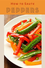 How To Saute Peppers 3 Ingredients Recipe In 2020 Sauteed Peppers Stuffed Peppers Peppers Recipes