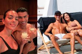 Cristiano Ronaldo y Georgina Rodríguez en el sauna