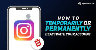 Disable facebook temporarily by deactivating your account. Instagram Account Delete How To Delete Instagram Account Permanently Or Deactivate Temporarily Mysmartprice