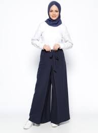 siyah tesettur pantolon etek modelleri moda pantolon moda stilleri
