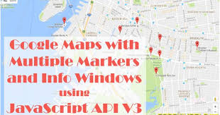 Google Maps With Multiple Markers And Info Windows Using Javascript Api V3 Codexworld Map Google Maps Web Development Tutorial