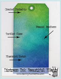 Beautiful Blends Shades Of Blue And Green Distress Ink Distress Ink Techniques Tim Holtz Distress Ink