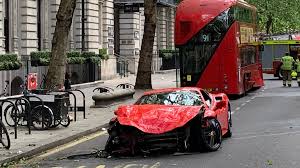 Ferrari already secured 2nd place in constructors, and vettel & leclerc are fighting each other for position in the drivers'. Rapper Swarmz Involved In 250 000 Ferrari Crash With London Bus Uk News Sky News