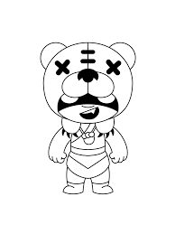 I think this fits here? Free Nita Brawl Stars Coloring Pages Download And Print Nita Brawl Stars Coloring Pages