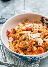 Chicken Bacon Pasta With Tomato Sauce Craving Home Cooked