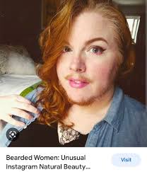 Female dwarves should have beards. Here are real life examples.