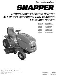 Snapper blade brake clutch walk mowers parts manual. Snapper 2690858 Parts Manual Pdf Download Manualslib