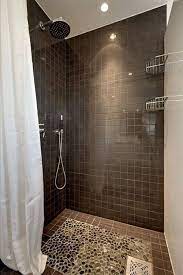 35 Dark Brown Bathroom Floor Tile Ideas And Pictures Trendy Bathroom Tiles Brown Tile Bathroom Brown Shower Tile