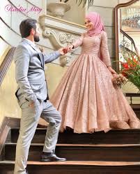 Check spelling or type a new query. Glitter Pailletten Rose Gold Ballkleid Muslimischen Hochzeit Kleid Mit Hijab Langen Armeln Arabisch Brautkleider Islamischen Dubai Hochzeit Kleider Wedding Dresses Aliexpress