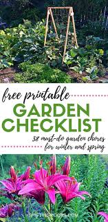 The Ultimate Garden Planning Checklist For Winter And Spring Never Miss A Thing In The Garden Aga Winter Vegetables Gardening Garden Planning Garden Checklist